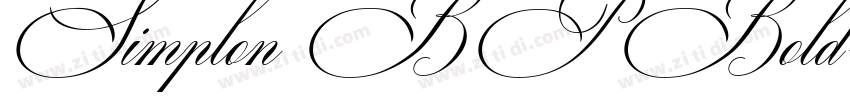 Simplon BP Bold字体转换 Simplon BP Bold字体转换
